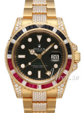 Rolex GMT-Master II Svart/18 karat gult guld �40 mm