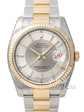 Rolex Datejust Silver Dial Yellow Gold / Steel Jubilee Bracelet