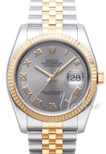 Rolex Datejust Silver Dial Yellow Gold / Steel Jubilee Bracelet