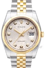 Rolex Datejust Silver Dial Yellow Gold / Steel Jubilee Bracelet