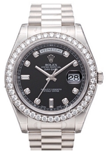Rolex Day-Date II White Gold Black Dial Rolex Day-Date II White Gold Black Dial