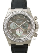Rolex Daytona Black MOP Dial White Gold