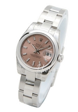 Rolex Lady Datejust Pink Dial Oyster Bracelet