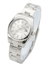 Rolex Lady Datejust Silver Dial Oyster Bracelet
