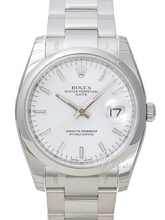Rolex Perpetual Date Silver Dial Oyster Bracelet