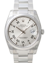 Rolex Perpetual Date Silver Dial Oyster Bracelet