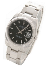Rolex Perpetual Date Black Dial Oyster Bracelet