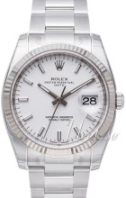 Rolex Perpetual Date White Dial Oyster Bracelet