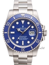Rolex Submariner Blue Dial White Gold Bracelet Rolex Submariner Blue Dial White Gold Bracelet