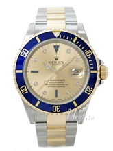Rolex Submariner Date Champagne Diamond Dial Oyster Bracelet