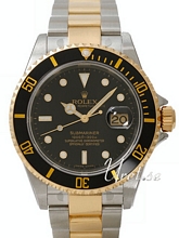Rolex Submariner Date Black Dial Yellow Gold/Steel Fliplock