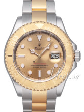 Rolex Yacht-Master Champagne Dial Steel Gold Oysterlock Bracelet