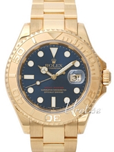Rolex Yacht-Master Blue Dial Yellow Gold Oysterlock Bracelet