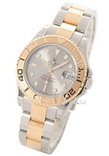 Rolex Yacht-Master Silver Dial Steel Gold Oysterlock Bracelet