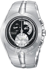 Seiko Arctura Kinetic Chronograph Large Bezel Black
