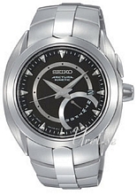 Seiko Arctura Black Dial Bracelet Power Reserve
