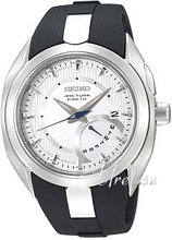 Seiko Arctura Silver Dial Rubber Strap Power Reserve