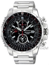 Seiko Chronograph Black Dial Bracelet Seiko Chronograph Black Dial Bracelet