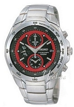 Seiko Chronograph Red Dial Bracelet Seiko Chronograph Red Dial Bracelet