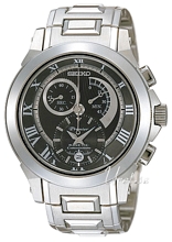 Seiko Premier Chronograph Black Dial
