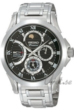 Seiko Premier Black Dial