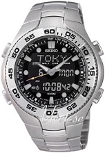Seiko Sportura AnaDigi Black Dial