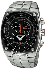 Seiko Sportura Kinetic Chronograph Steel