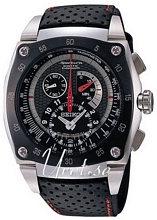 Seiko Sportura Kintetic Chronograph Black Dial Leather