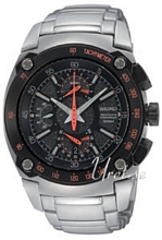 Seiko Sportura Black Dial Bracelet