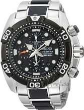 Seiko Velatura Steel Black Dial