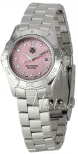 TAG Heuer Aquaracer Pink MOP Dial Bracelet Ladies Diamond