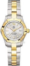 TAG Heuer Aquaracer Silver Dial Two Tone Bracelet Ladies