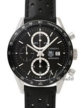 TAG Heuer Carrera Chronograph Black Dial Leather TAG Heuer Carrera Chronograph Black Dial Leather