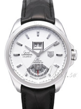 TAG Heuer Grand Carrera Calibre 8 RS Silver Dial Black Leather