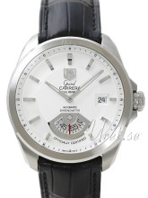 TAG Heuer Grand Carrera White Dial Black Leather