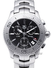 TAG Heuer Link Chronograph Tiger Woods Black Bracelet Quartz