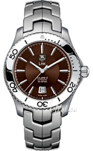 TAG Heuer Link Calibre 5 Turning Bezel Brown Dial