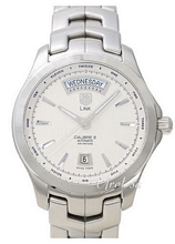 TAG Heuer Link Calibre 5 Day Date Silver Dial