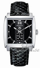 Tag Heuer Monaco Black Dial Diamonds