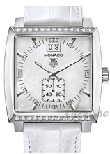 Tag Heuer Monaco White MOP Dial Diamonds