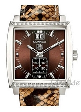 Tag Heuer Monaco Brown Dial Diamonds