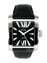TW Steel Ceo Goliath Black Dial Leather Strap
