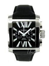 TW Steel Ceo Goliath Black Dial Leather Strap