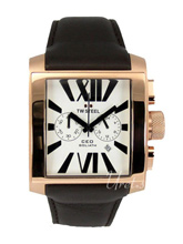 TW Steel Ceo Goliath White Dial Leather Strap