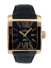 TW Steel Ceo Goliath Black Dial Leather Strap
