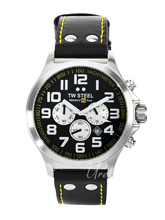 TW Steel F1 Pilot Black Dial Leather Strap TW Steel F1 Pilot Black Dial Leather Strap