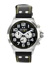TW Steel F1 Pilot Black Dial Leather Strap TW Steel F1 Pilot Black Dial Leather Strap