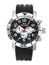 TW Steel Grandeur Diver Black Dial Rubber Strap