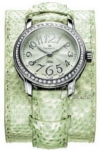 Zenith Baby Doll Diamond Steel Green Dial