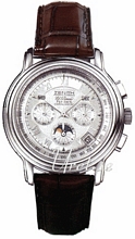 Chronomaster Grande GT Silver Guilloche Dial Brown Leather Yello